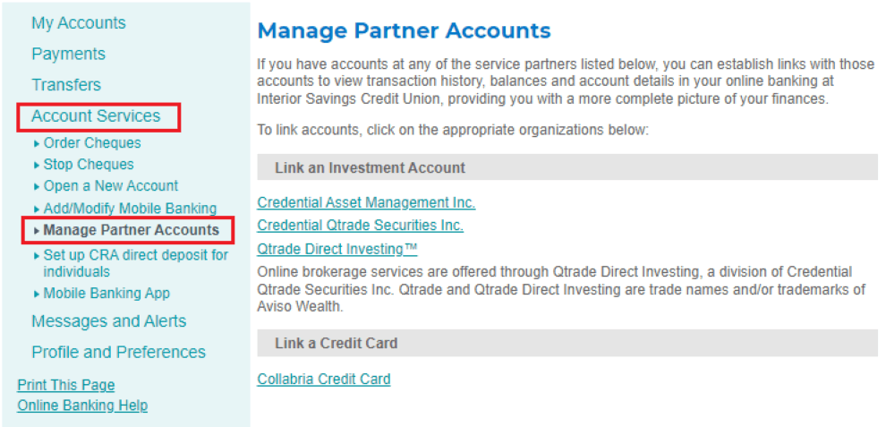 Collabria Partner Account